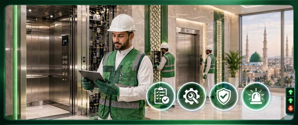 فني تركيب مصاعد المدينة المنورة