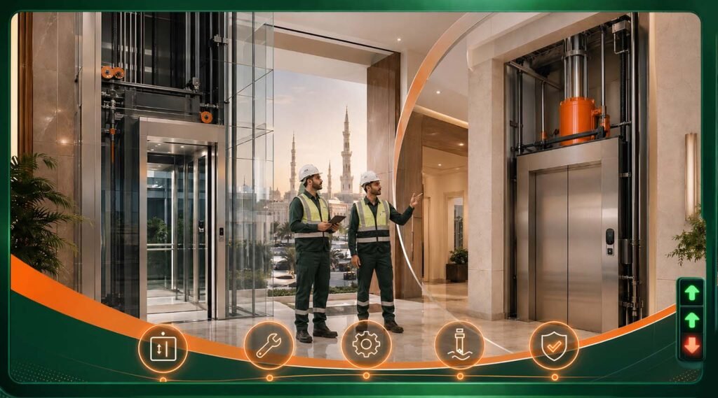 شركة تركيب مصاعد المدينة المنورة