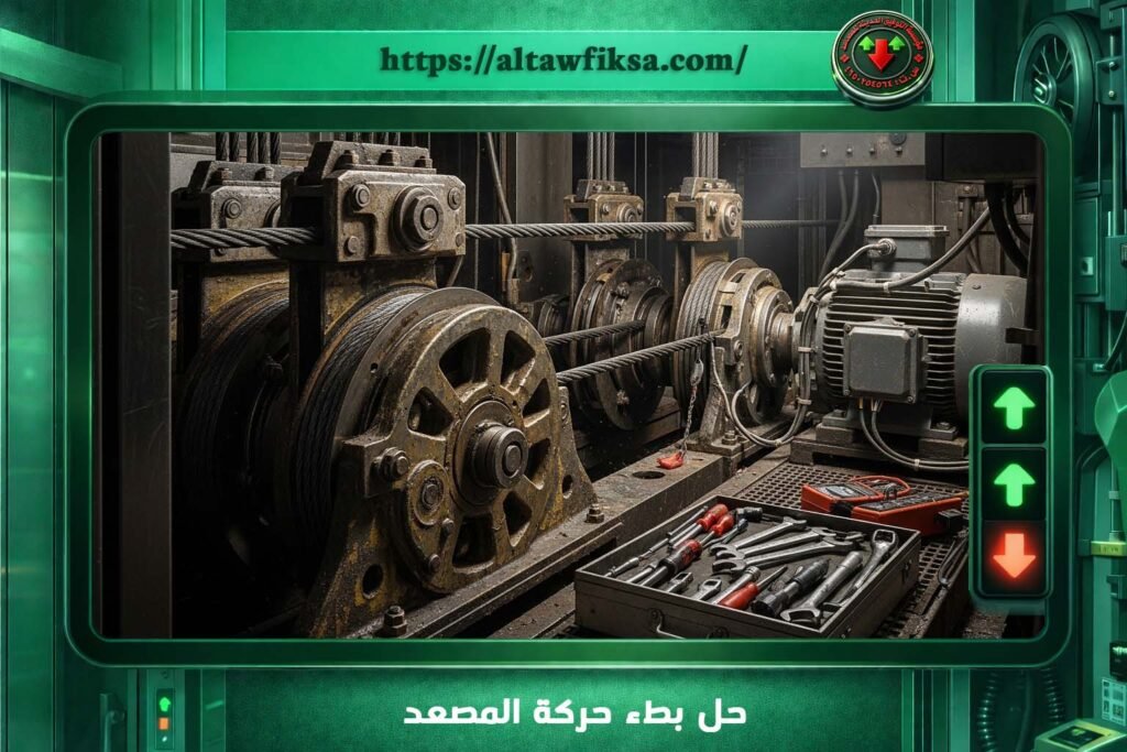 حل بطء حركة المصعد