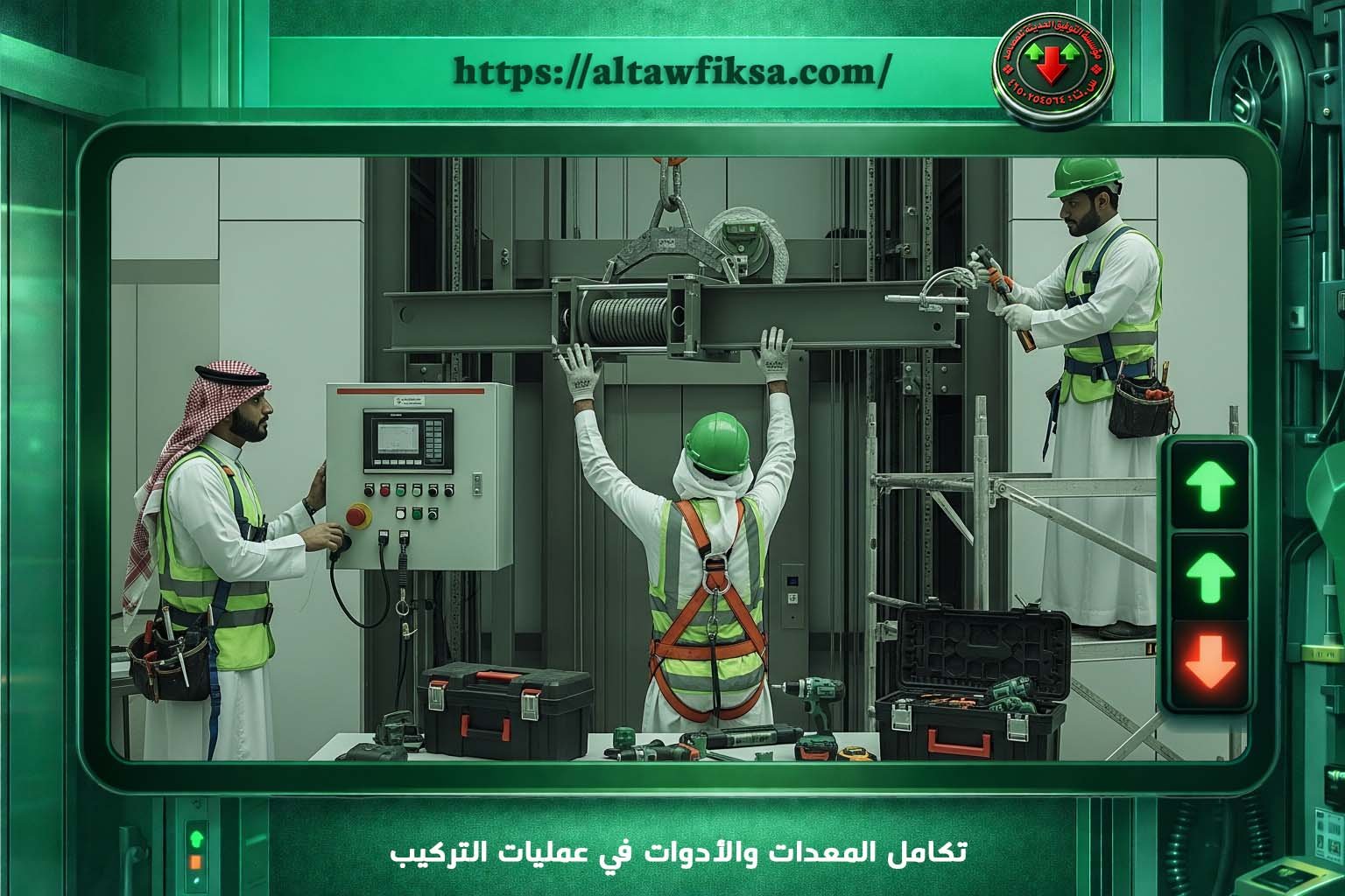 فني تركيب مصاعد