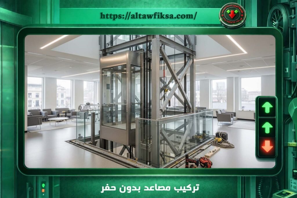 تركيب مصاعد بدون حفر