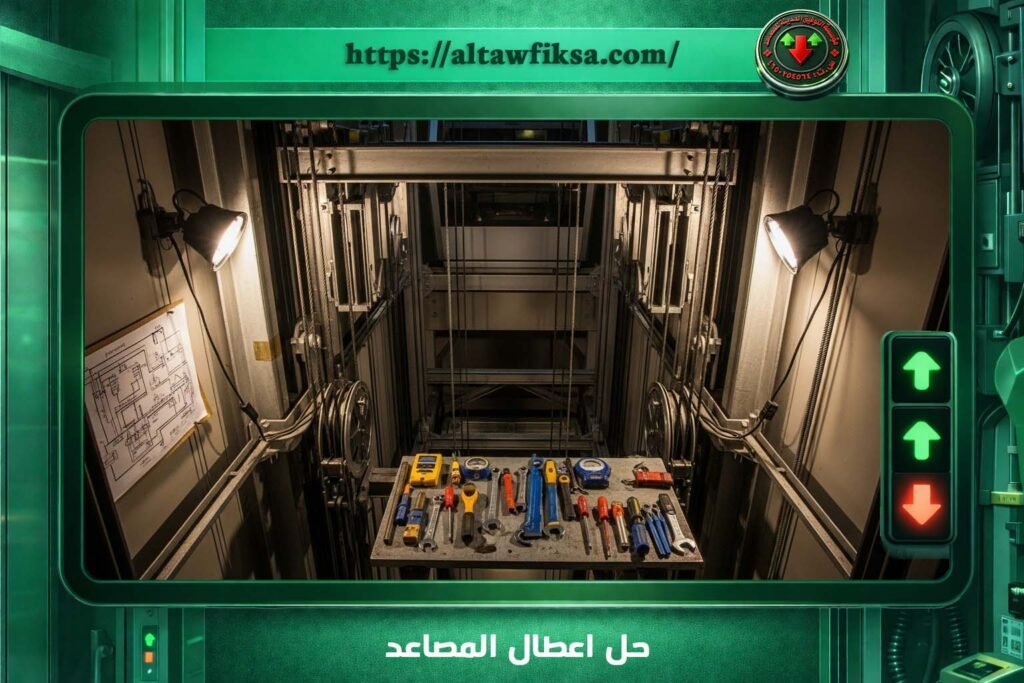 حل اعطال المصاعد