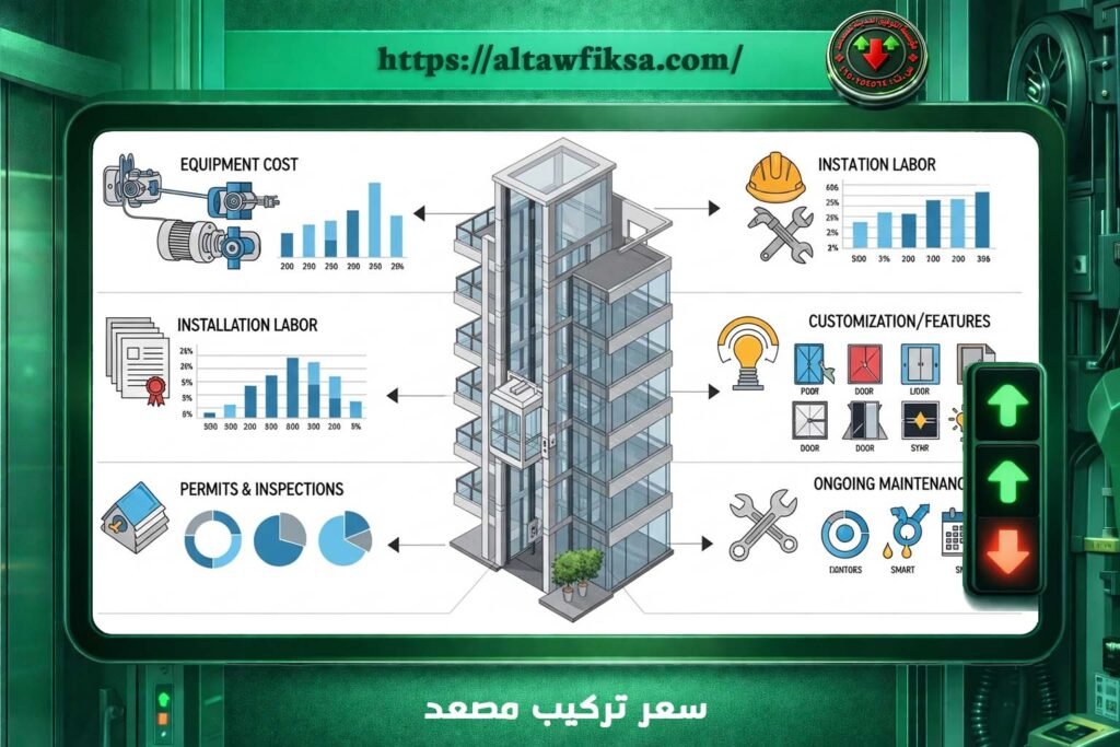 سعر تركيب مصعد