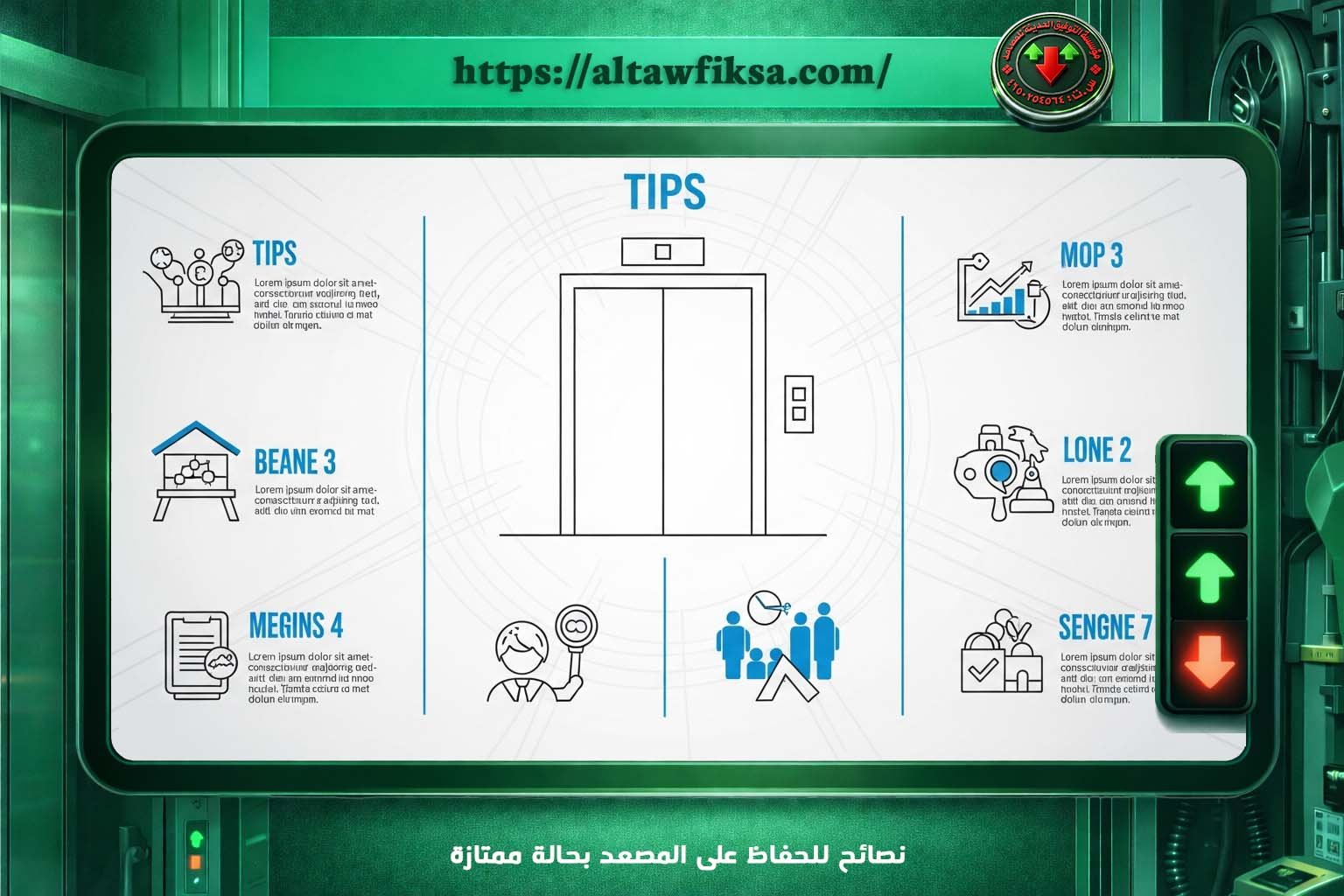 اهتزاز المصعد اثناء الحركة