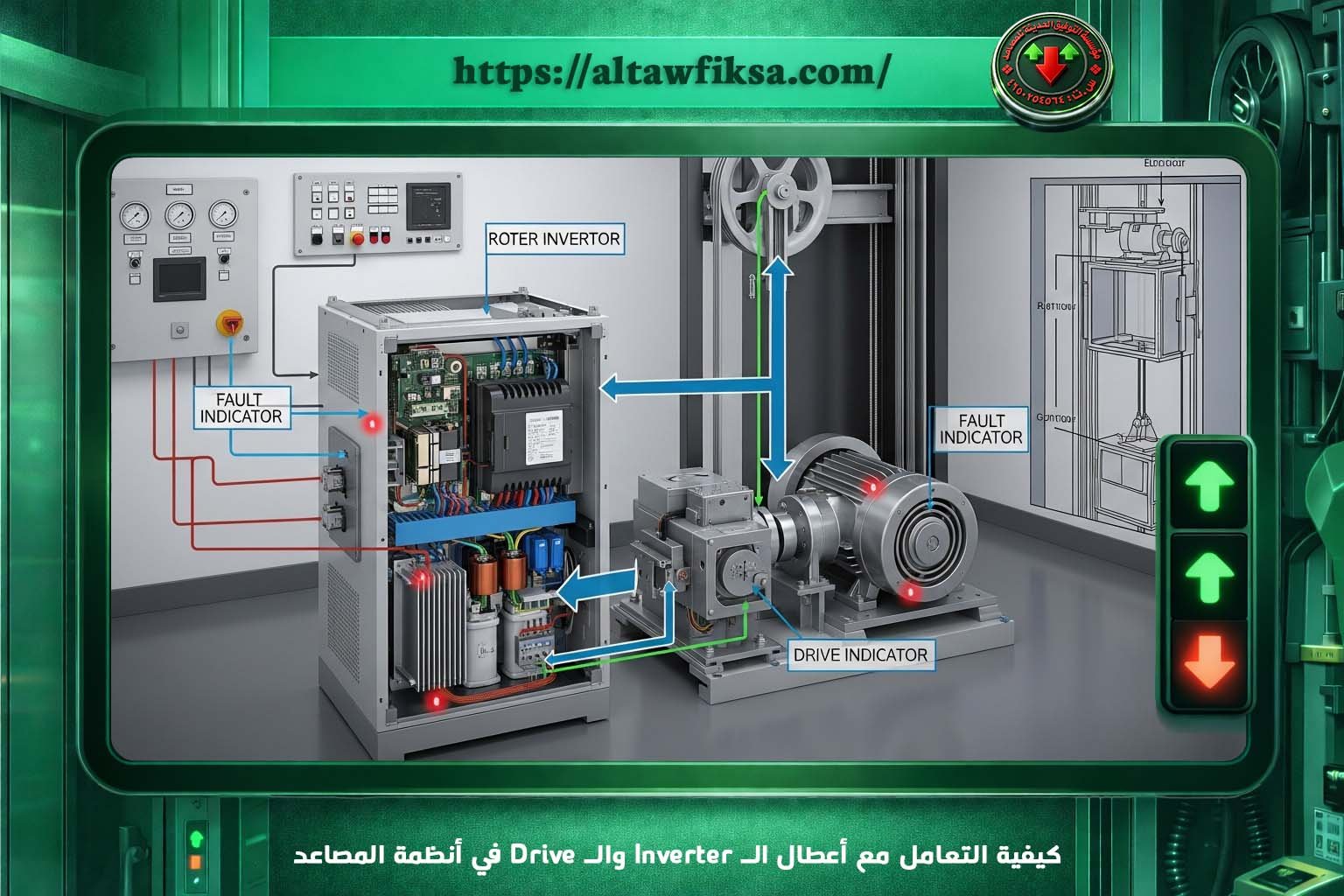 خدمات صيانة المصاعد المدينة