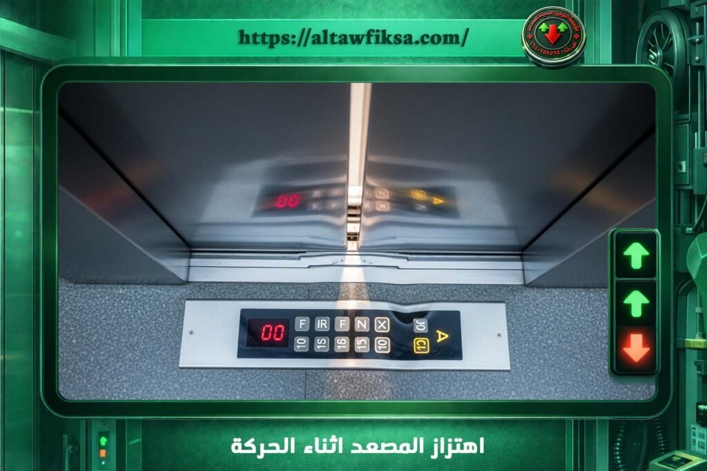 اهتزاز المصعد اثناء الحركة