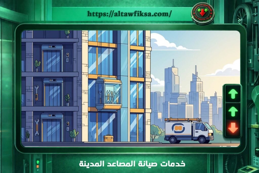 خدمات صيانة المصاعد المدينة