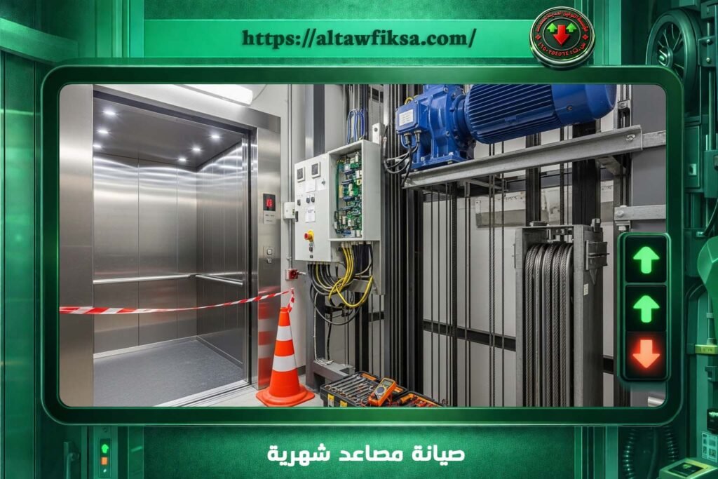 صيانة مصاعد شهرية