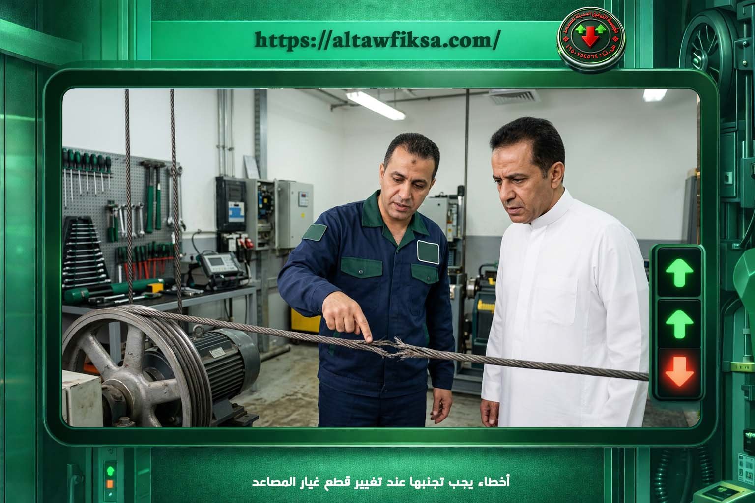 أخطاء يجب تجنبها عند تغيير قطع غيار المصاعد